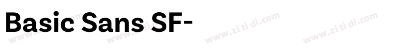 Basic Sans SF字体转换
